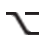 symbol for Alternativ