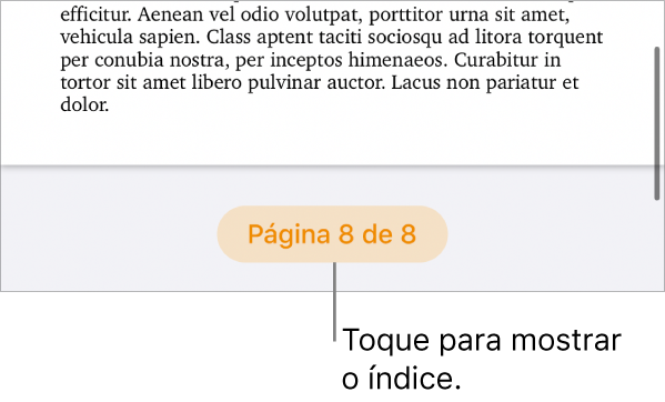 Um documento aberto com a contagem de páginas “3 de 3” no centro da parte inferior da tela.