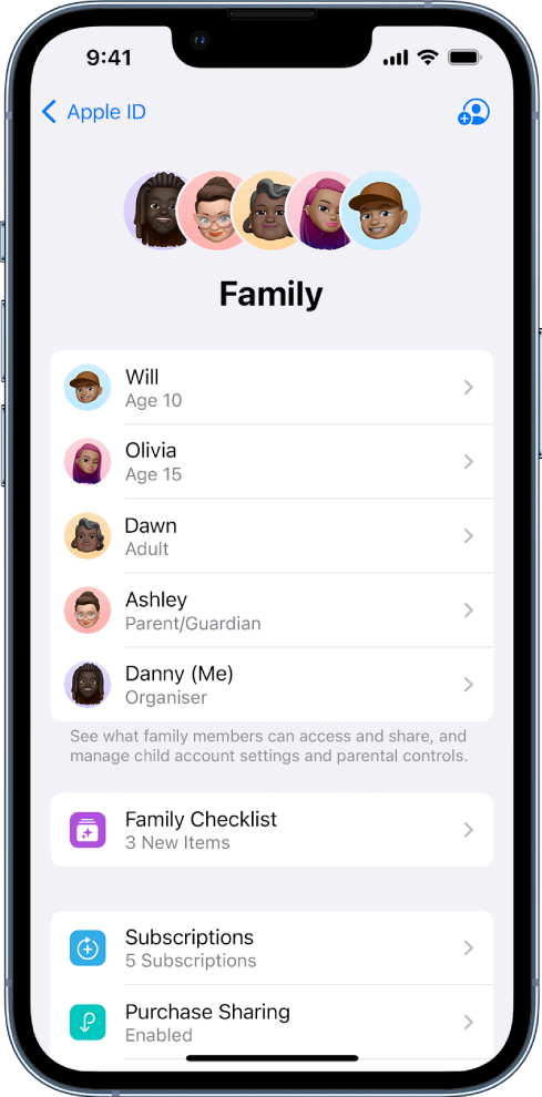 Manage Family Sharing settings – Apple Support (AU)