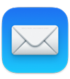 het symbool van de Mail-app