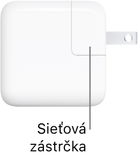 30 W napájací USB-C adaptér.