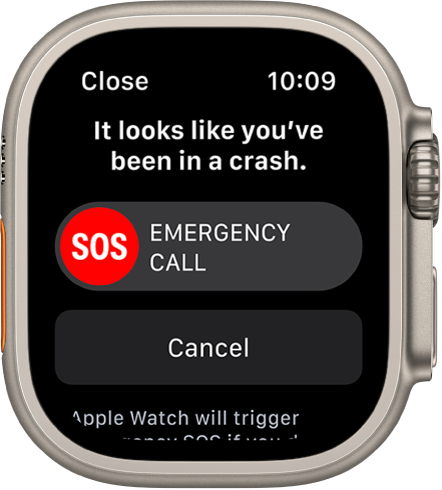 Manage Crash Detection On Apple Watch Ultra - Apple Support