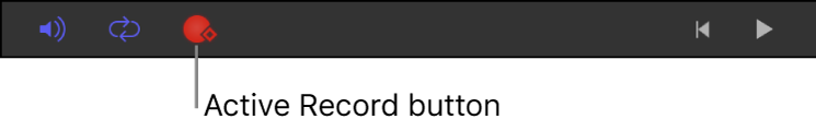 Record button in the timing toolbar