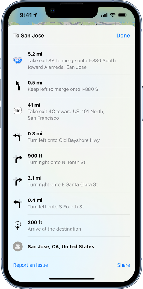 Select Other Route Options In Maps On IPhone - Apple Support