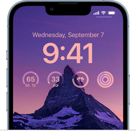 Personalize your iPhone Lock Screen - Apple Support (IL)