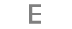 The EDGE status icon (an “E”).