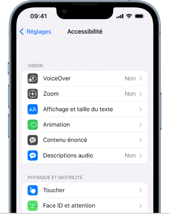 Personnaliser l’iPhone Assistance Apple (FR)