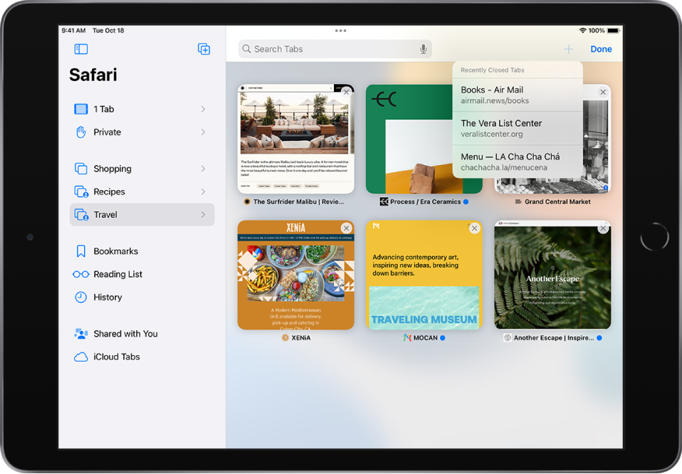 Membuka dan menutup tab di Safari di iPad - Apple Support (ID)