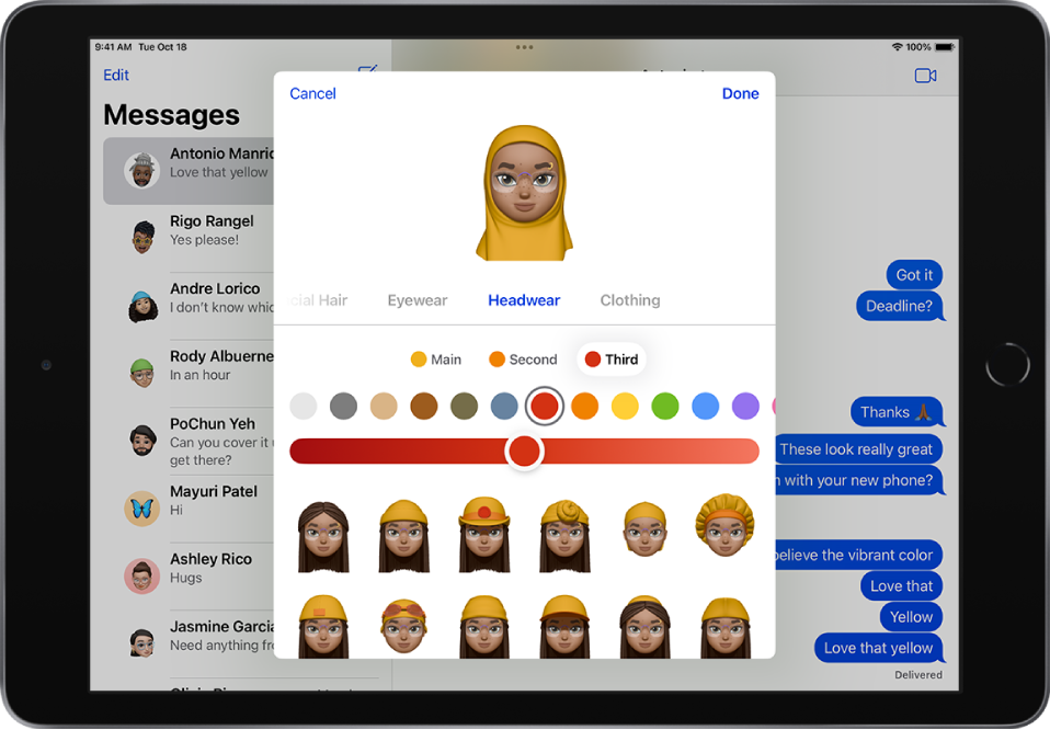 Menggunakan Memoji di Pesan di iPad - Apple Support (ID)