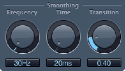The Denoiser Smoothing controls.