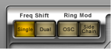 The Ringshifter mode buttons.