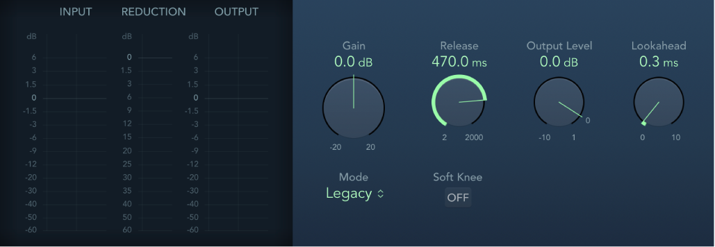 Limiter 윈도우.