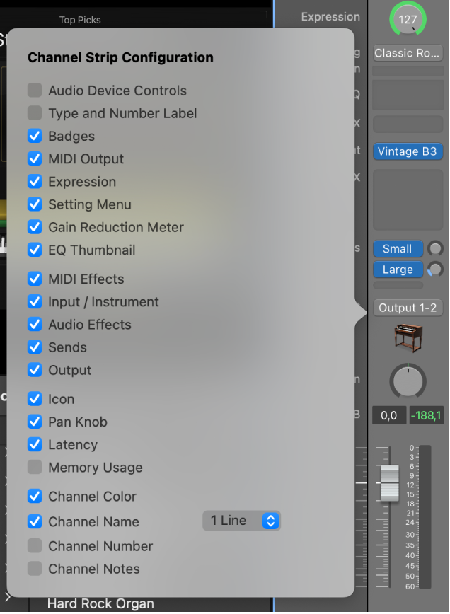 Channel strip controls in Logic Pro for Mac - Apple Support