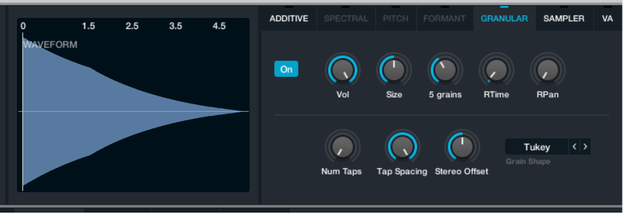 Alchemy granular element controls in MainStage - Apple Support (GW)