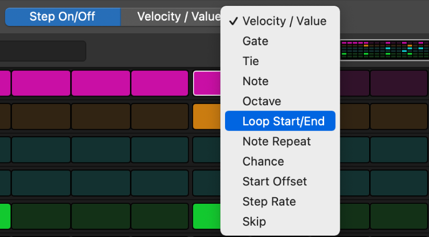 Use Step Sequencer modes Logic Pro - Apple