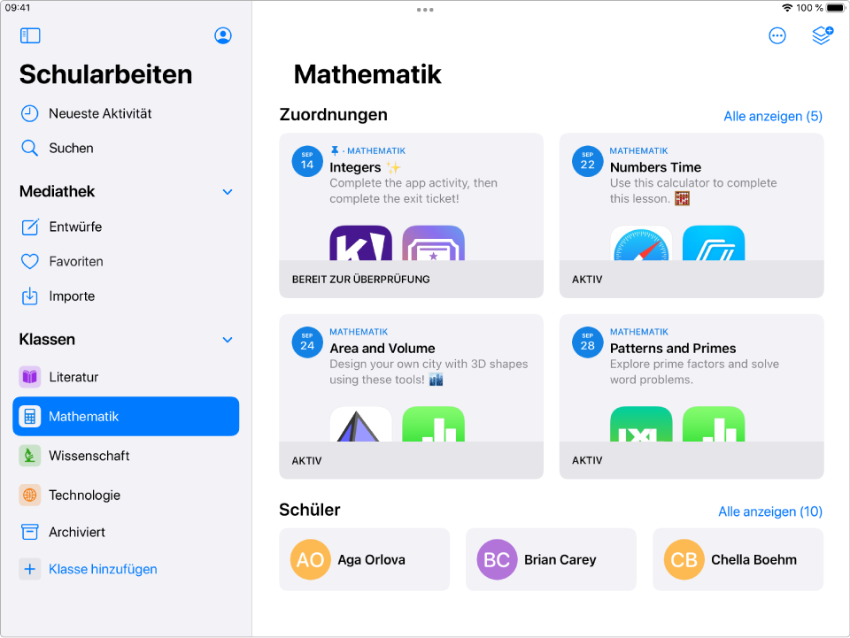 Was ist Classroom? Apple Support (DE)