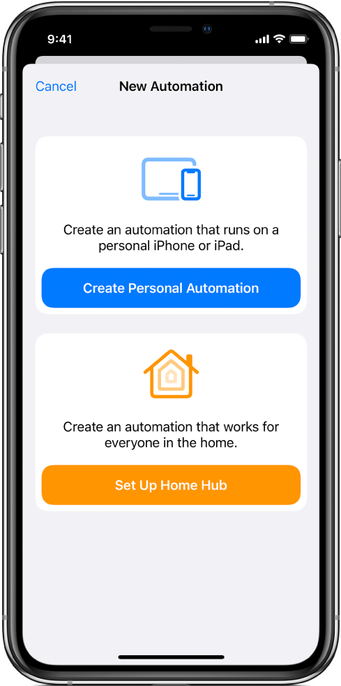 New automation when automation already exists in the Shortcuts app.