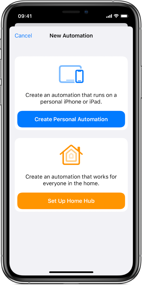 New automation when automation already exists in the Shortcuts app.