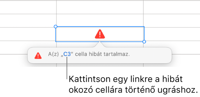 Cellahiba-hivatkozás.