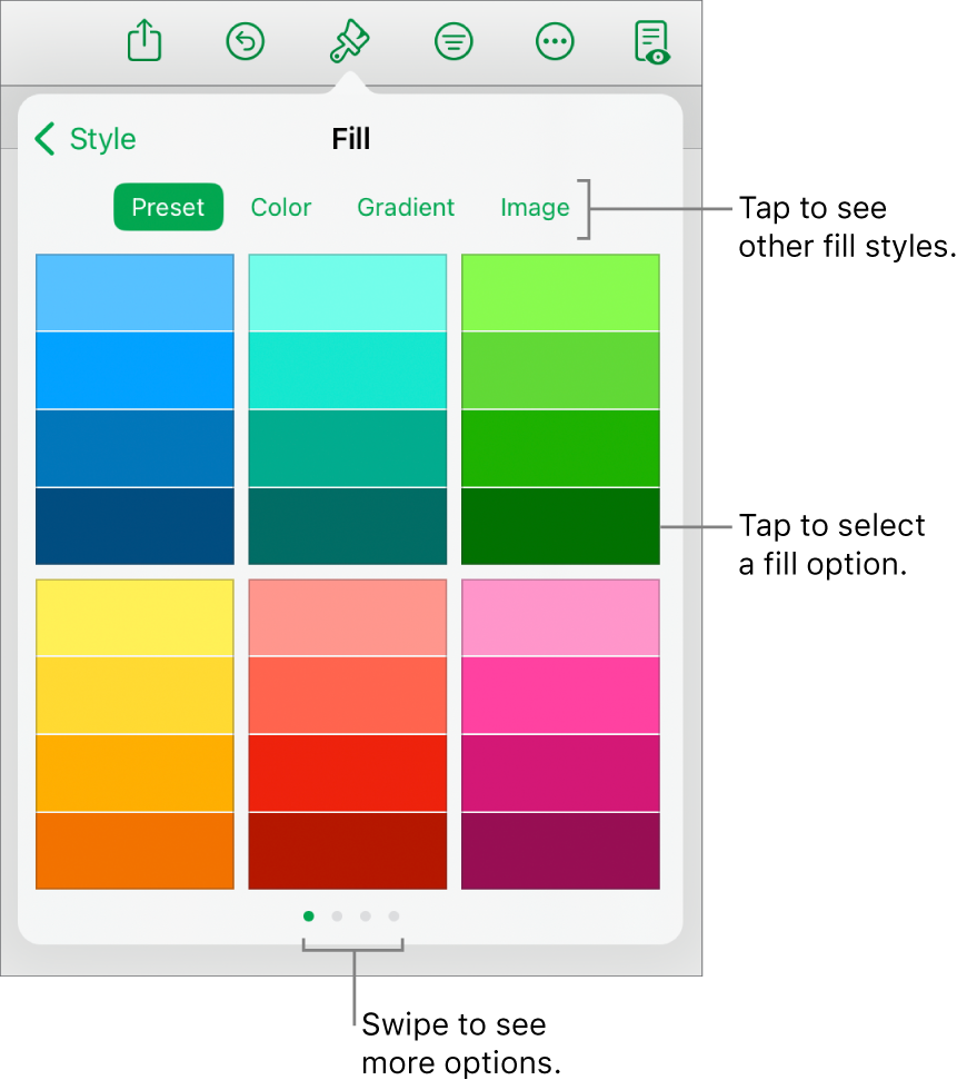 Tô màu hoặc đưa ảnh nền cho các đối tượng trong Numbers trên iPad giúp cho bức tranh của bạn trở nên phong phú và sinh động hơn. Hãy cùng thực hiện các ý tưởng mới và tạo ra những bức tranh độc đáo với hình ảnh liên quan đến chủ đề này.