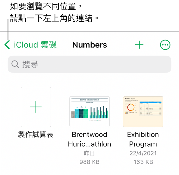 iPhone 的試算表管理器。