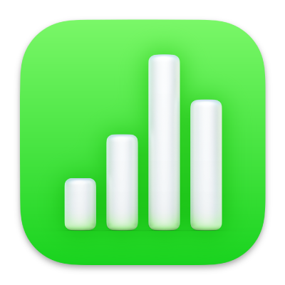 Appsymbolen för Numbers.