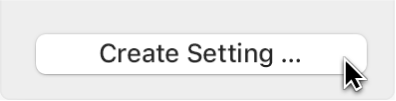 図。「Create Setting」ボタン。.sdirファイルとSpaceDesignerプラグイン設定が作成されます。