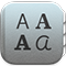Symbol för Typsnittsbok