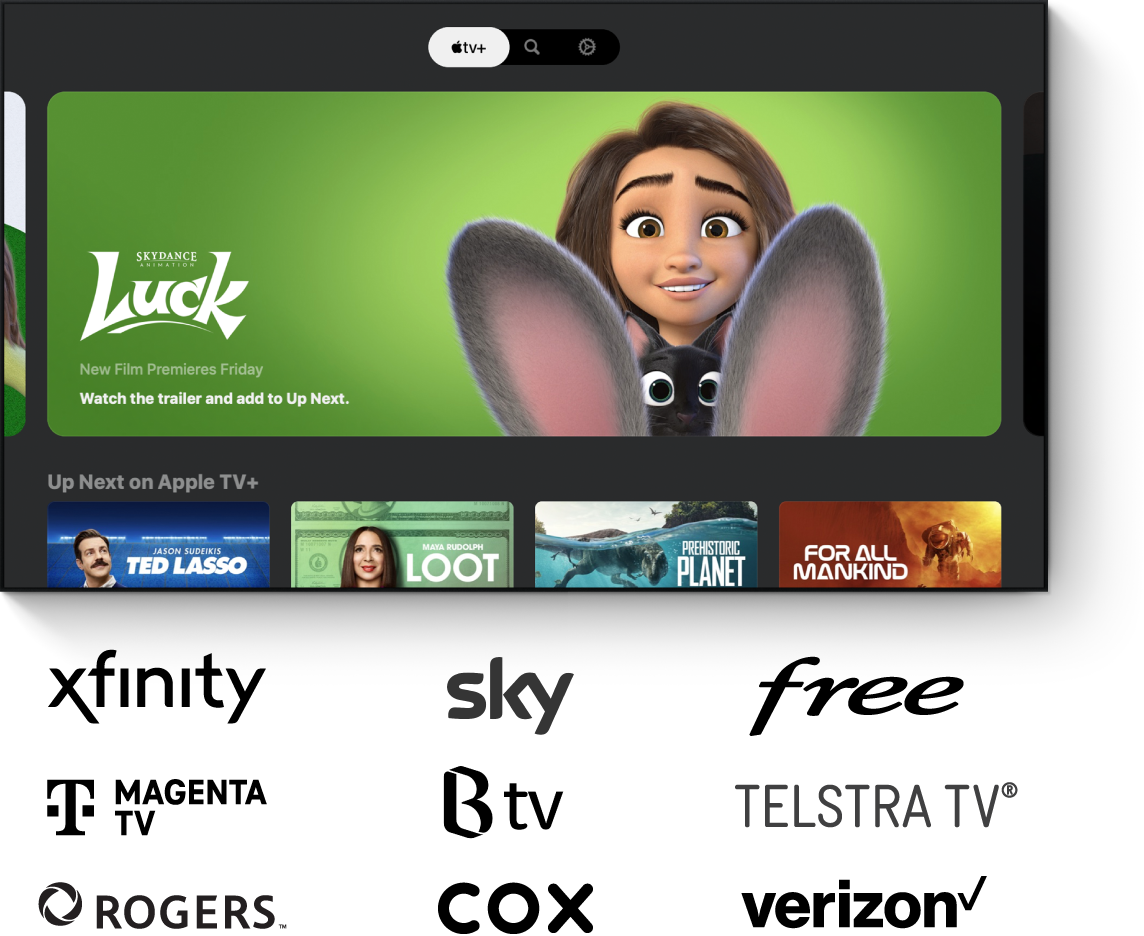 L’app Apple TV+ est affichée.