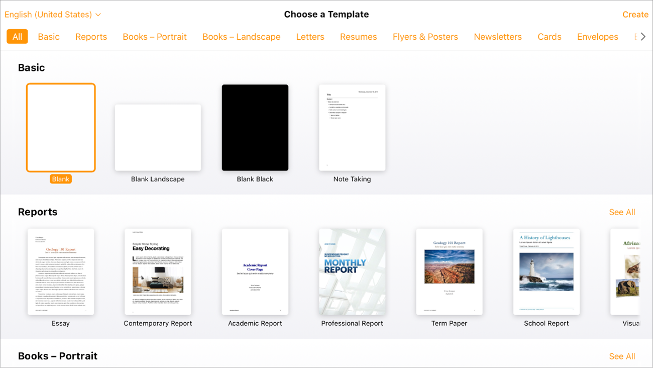 Create your first document in Pages for iCloud - Apple Support