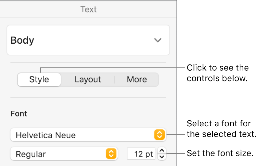 Change The Font Or Font Size In Pages On Mac Apple Support AU 