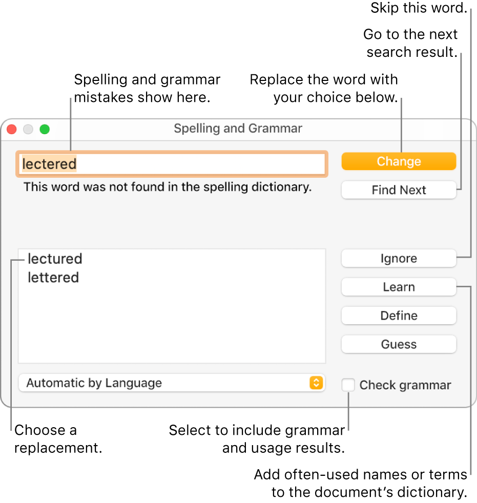 Check spelling in Pages on Mac - Apple Support (HK) Check spelling in Pages on Mac - Apple Support (HK)