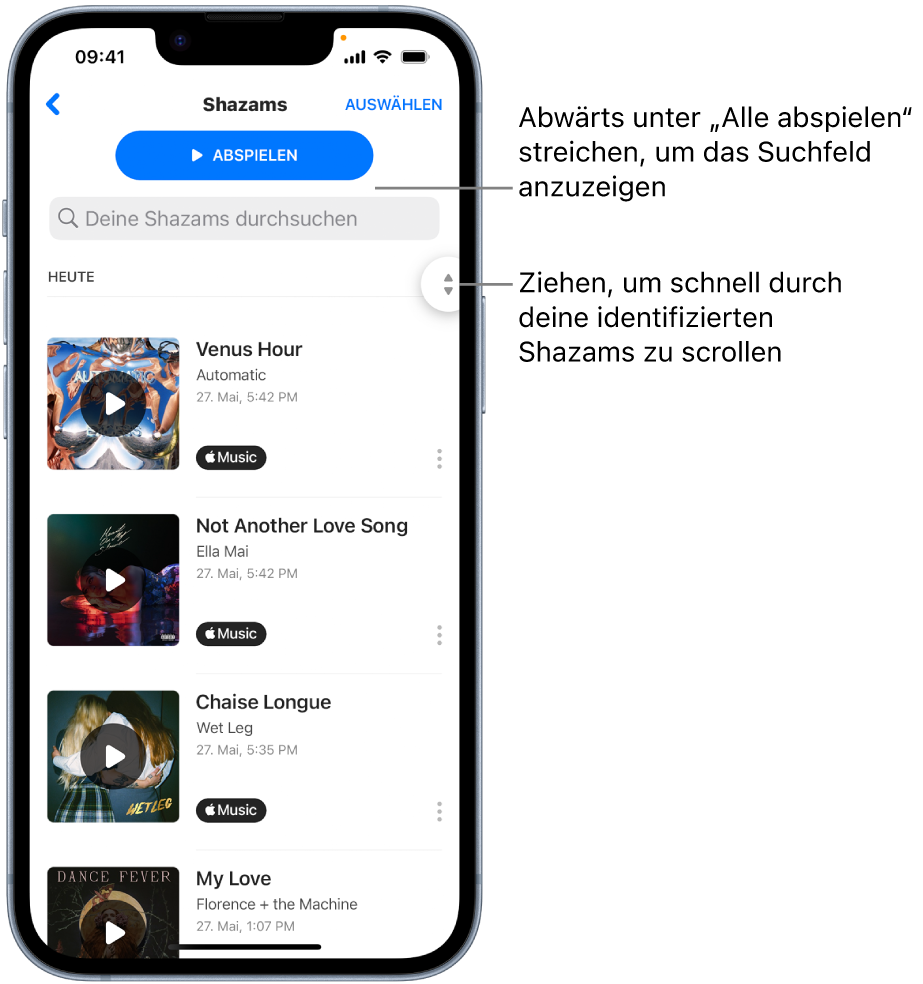 Apple Music] via Shazam Homepage (nicht die App) bis zu 3