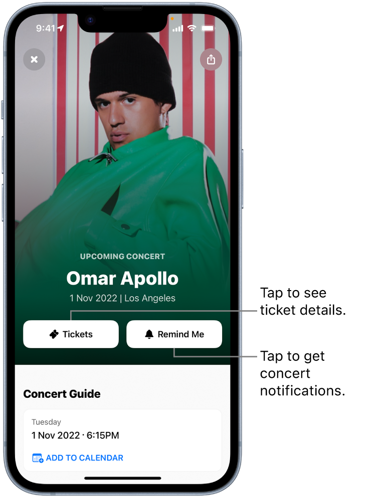 Discover concerts with Shazam Apple Support (PH)