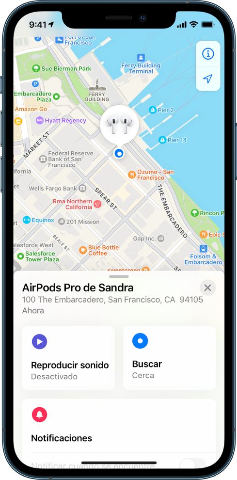 Hacer Deshabilitar Acostumbrar Localizar los AirPods en la app Buscar - Soporte técnico de Apple (ES)