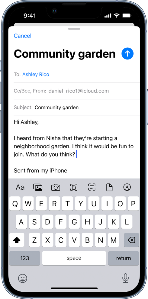 Send Email In Mail On Iphone Apple Support