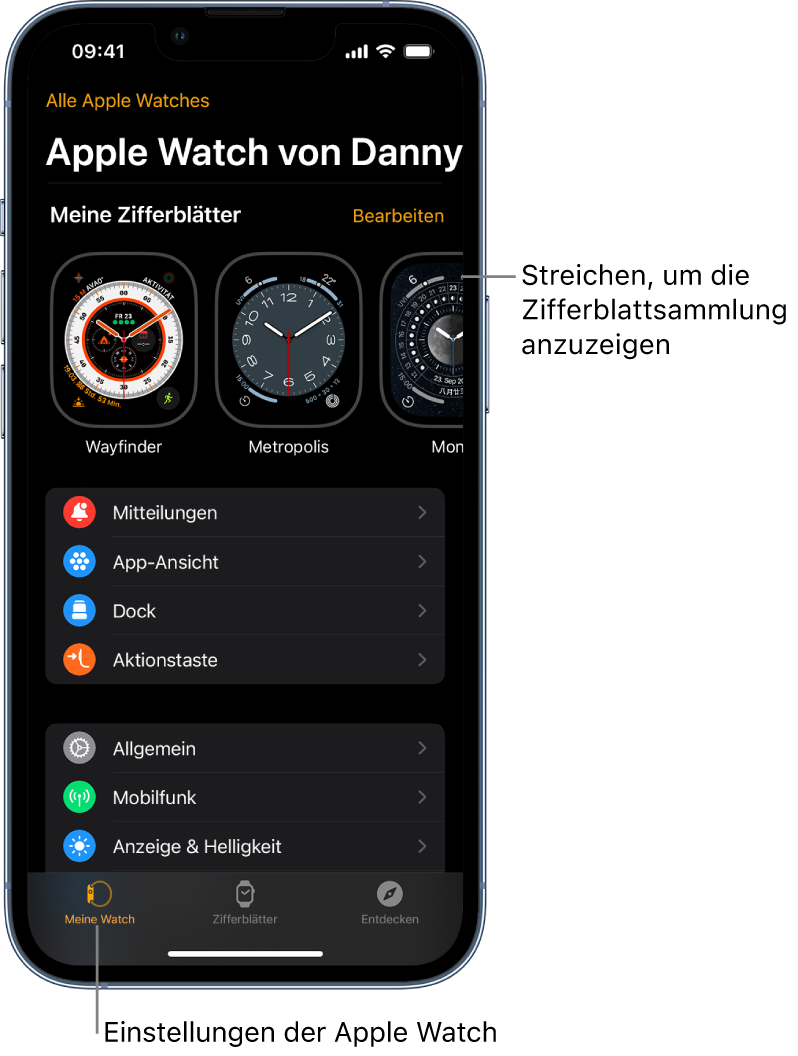 Die Apple WatchApp Apple Support (CH)
