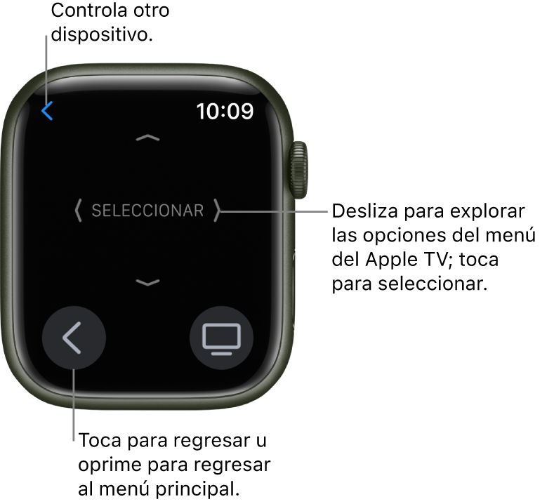 Controlar un TV con el Apple Watch - Soporte técnico de Apple (CO)
