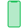 Symbool voor verbonden iPhone