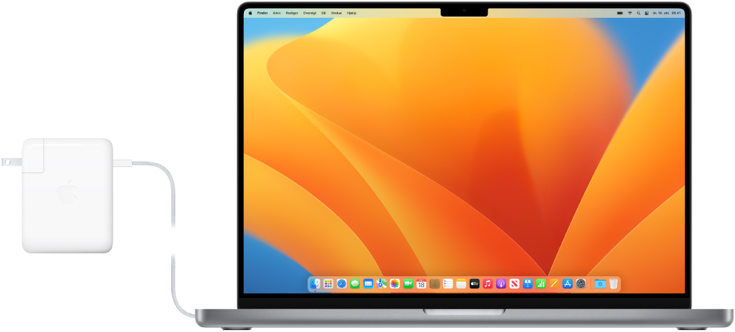 Oplad batteriet MacBook Pro Apple-support