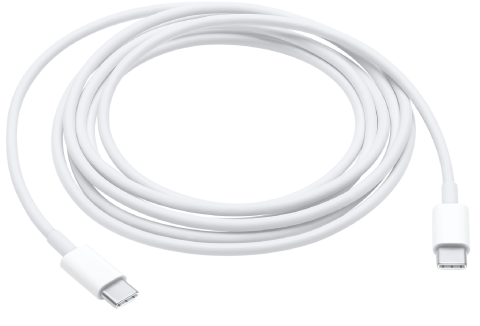 El cable de alimentación USB-C.