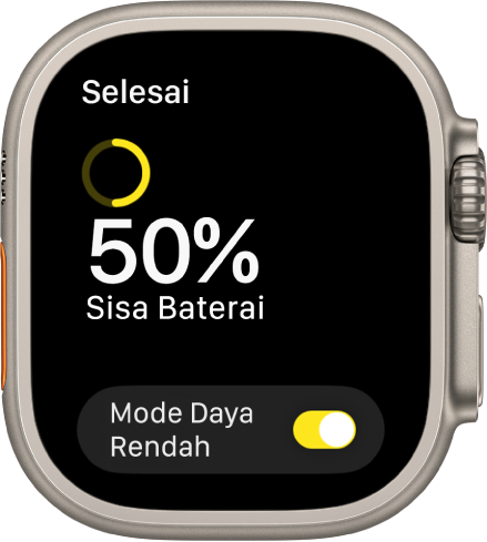 Mengisi daya Apple Watch Ultra - Apple Support (ID)