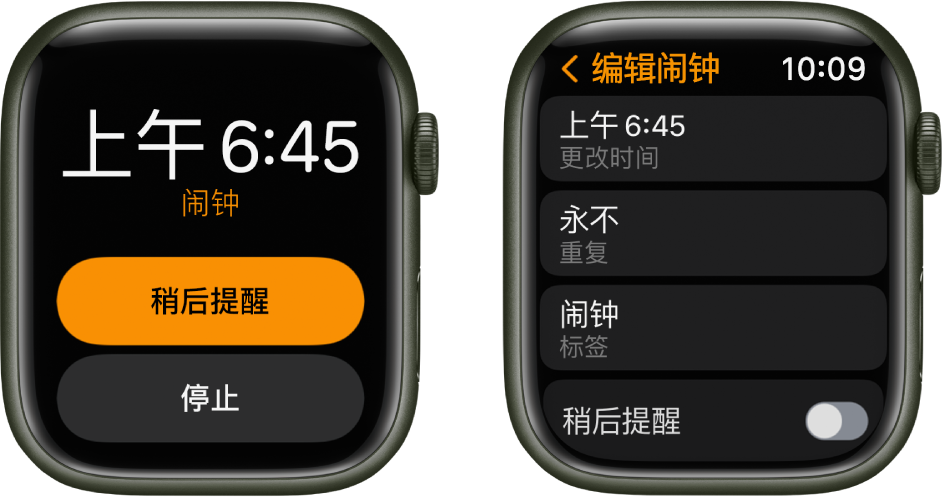 在 Apple Watch 上添加闹钟 - Apple Support (SG)
