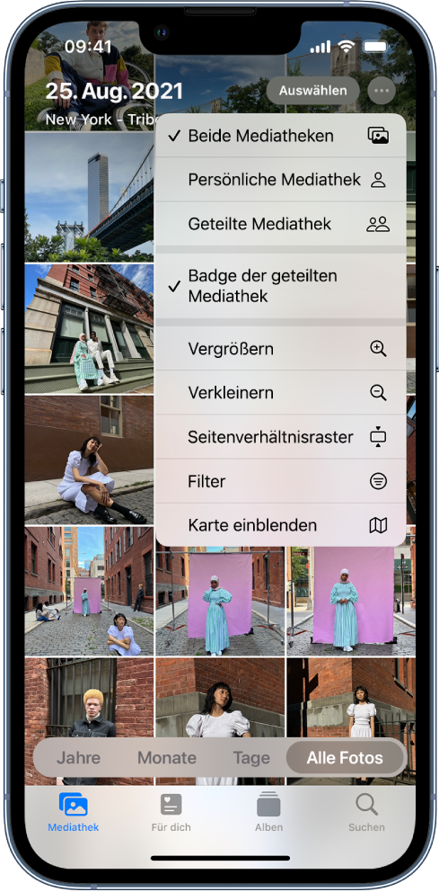 Verwenden Der Geteilten Icloud Fotomediathek Auf Dem Iphone Apple