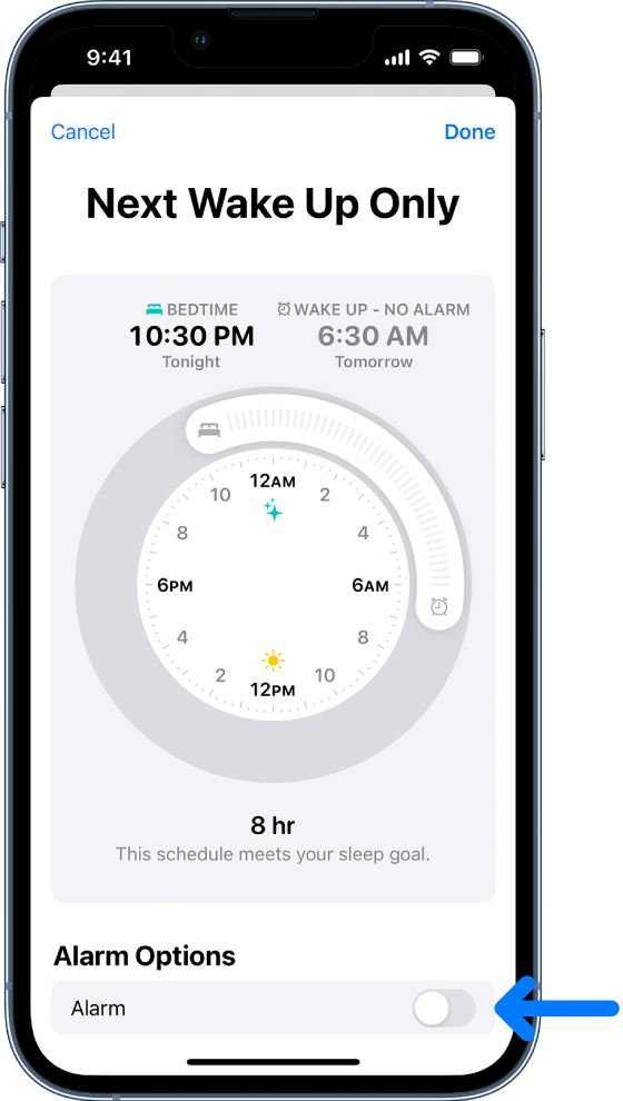Turn off alarms and delete sleep schedules in Health on iPhone Apple