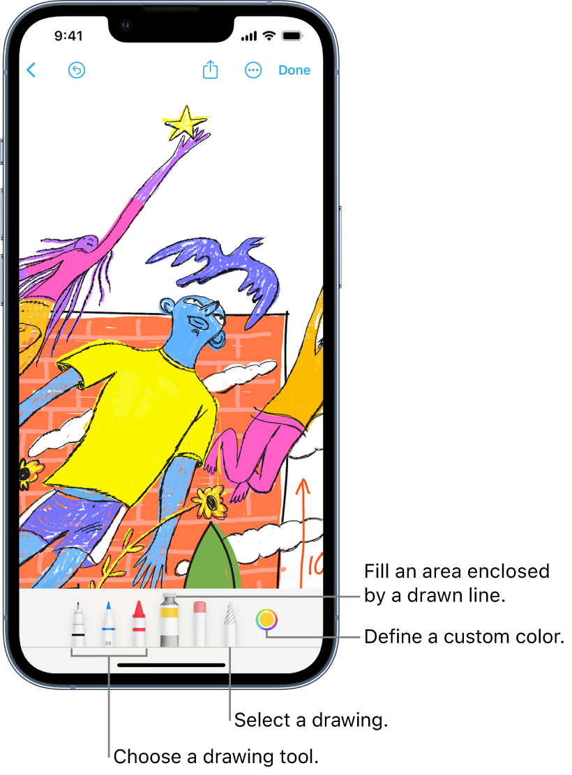 Draw In A Freeform Board On Iphone Apple Support