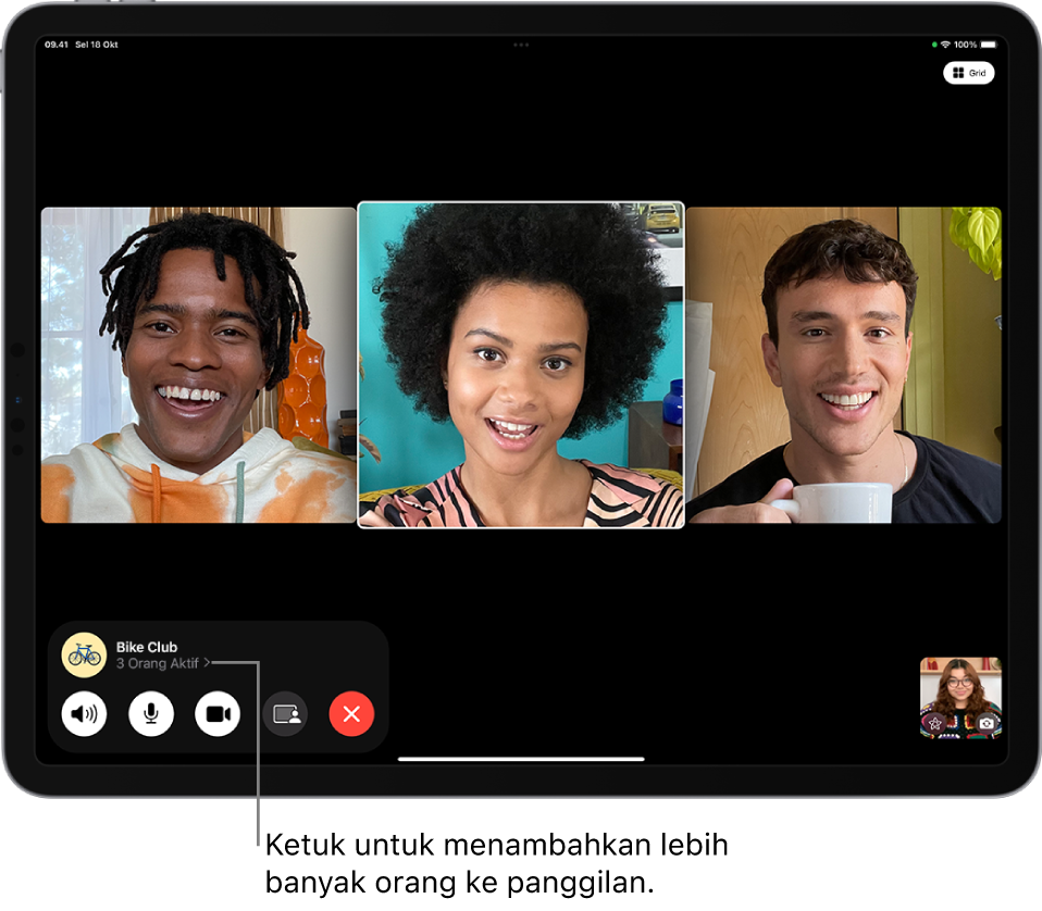 Melakukan Panggilan Facetime Grup Di Ipad Apple Support Id