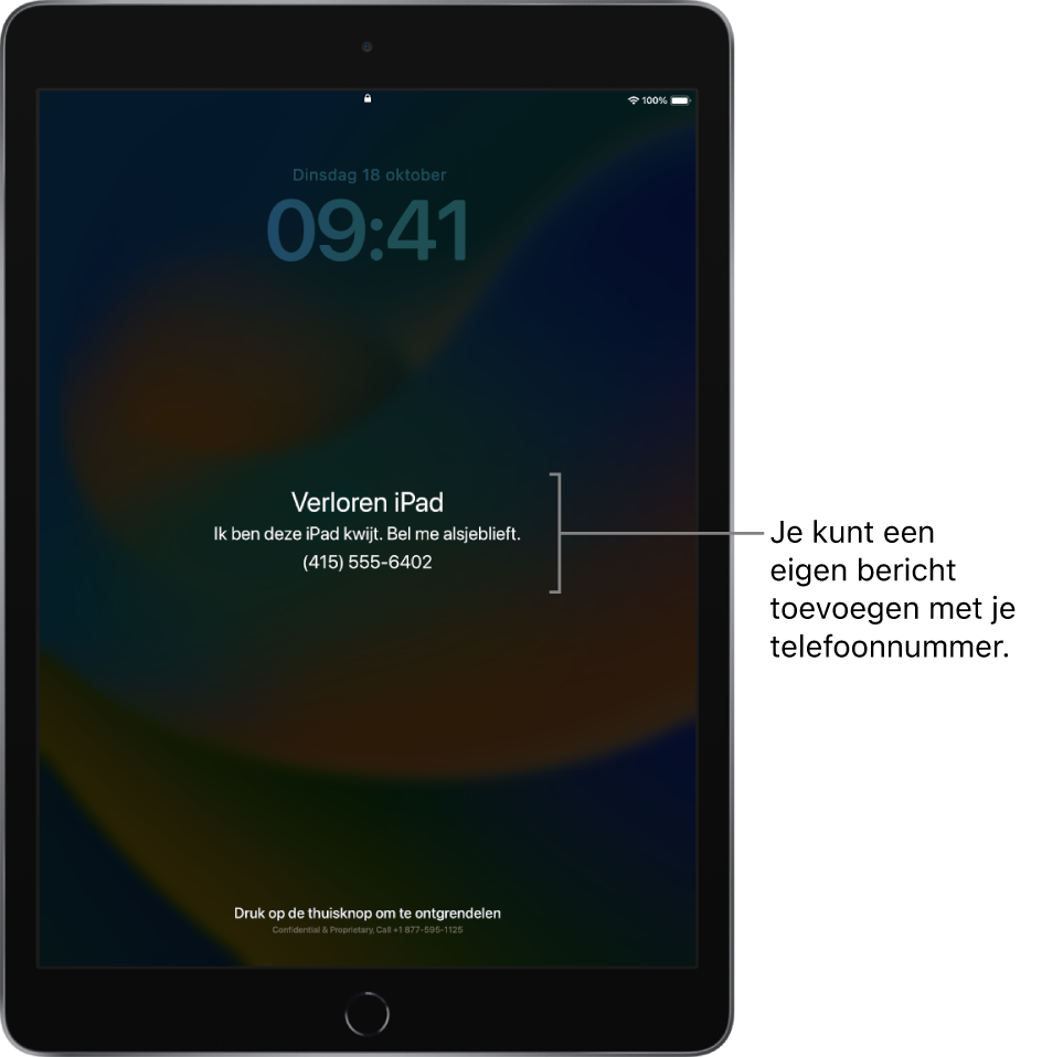 Een apparaat als verloren markeren in Zoek mijn op de