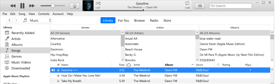 Play songs in iTunes on PC - Apple Support