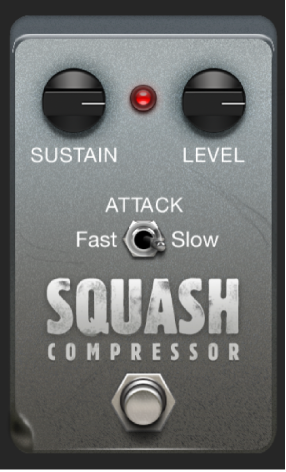 図。「Squash Compressor」ストンプボックスウインドウ。